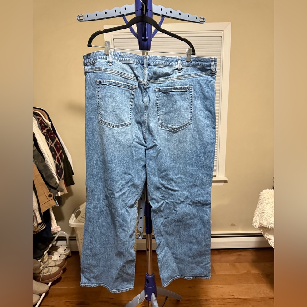 Torrid Size 24 Short- High Rise Baggy Straight Distressed Jeans - Picture 8 of 8